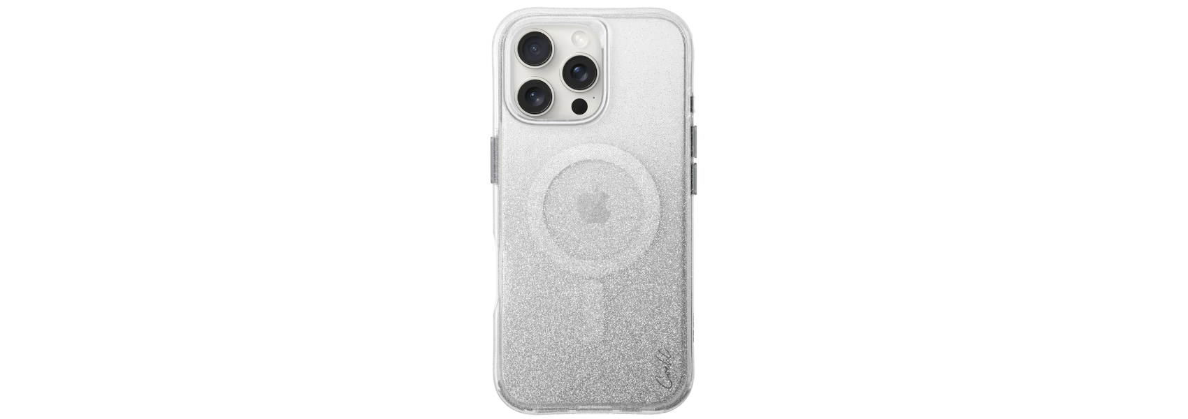 UNIQ dėklas Coehl Lumino Apple iPhone 16 Pro 6.3″ Magnetic Charging sparkling sidabrinis aprašymas - Prekės nuotrauka UNIQ dėklas Coehl Lumino Apple iPhone 16 Pro 6.3″ Magnetic Charging sparkling sidabrinis aprašymas - Prekės nuotrauka