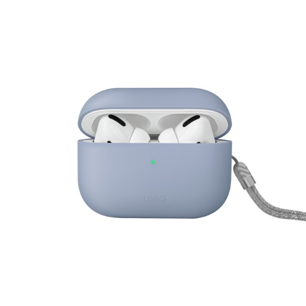 UNIQ Lino Dėklas AirPods Pro 2 gen Silicone arctic mėlynas aprašymas - Prekės nuotrauka