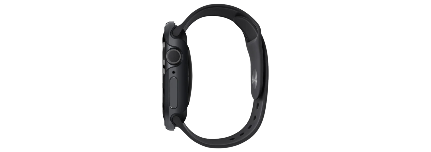 Dėklas UNIQ Valencia case Apple Watch Series 42mm midnight juodas aprašymas - Prekės nuotrauka