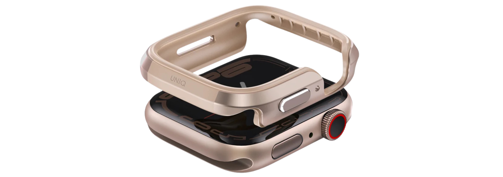 Dėklas UNIQ Valencia case Apple Watch Series 42mm auksinis aprašymas - Prekės nuotrauka