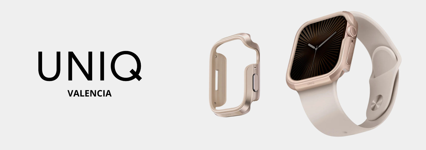 Dėklas UNIQ Valencia case Apple Watch Series 42mm auksinis aprašymas - Prekės nuotrauka