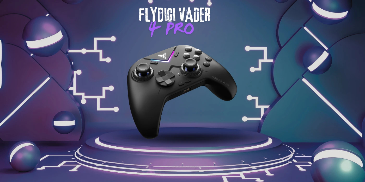„Flydigi VADER 4 PRO“ universalus „Bluetooth“ žaidimų valdiklis aprašymas - Prekės nuotrauka