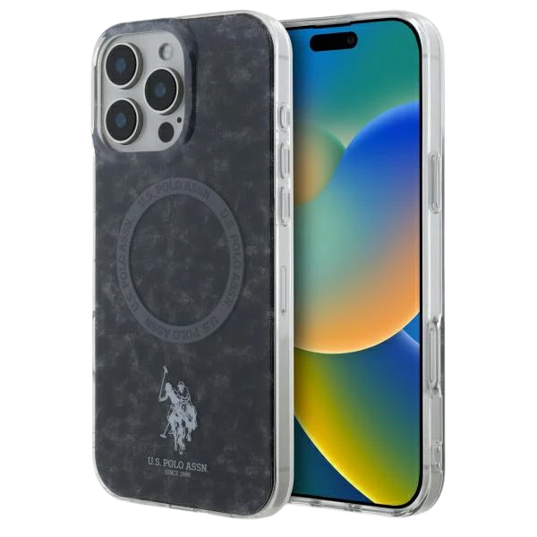 Us Polo Assn US Polo IML Ring MagSafe Apple iPhone 16 Pro Case - dėklas telefonui juodos spalvos aprašymas - Prekės nuotrauka Us Polo Assn US Polo IML Ring MagSafe Apple iPhone 16 Pro Case - dėklas telefonui juodos spalvos aprašymas - Prekės nuotrauka