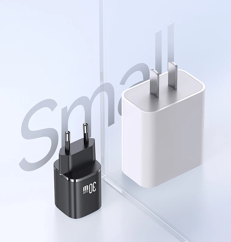 USAMS Laidinis įkroviklis CC251 30W GaN USB-C Fast Charging HC Series violetinės spalvos CC251TC03 aprašymas - Prekės nuotrauka