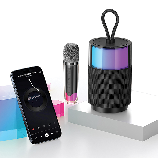 USAMS kolonėlė Bluetooth 5.3 YIN Seriessu belaidžiu mikrofonu YX13YX01 (US-YX013) aprašymas - Prekės nuotrauka
