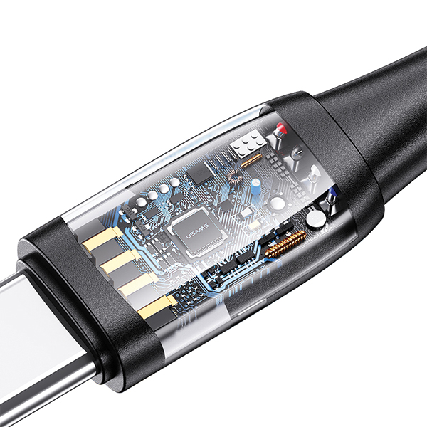 USAMS Kabelis U85 2xUSB-C/USB/Micro-USB/ Lightning 6in1 1,2m 100W PD Fast Charge violetinės spalvos SJ645USB02 (US-SJ645) aprašymas - Prekės nuotrauka USAMS Kabelis U85 2xUSB-C/USB/Micro-USB/ Lightning 6in1 1,2m 100W PD Fast Charge violetinės spalvos SJ645USB02 (US-SJ645) aprašymas - Prekės nuotrauka
