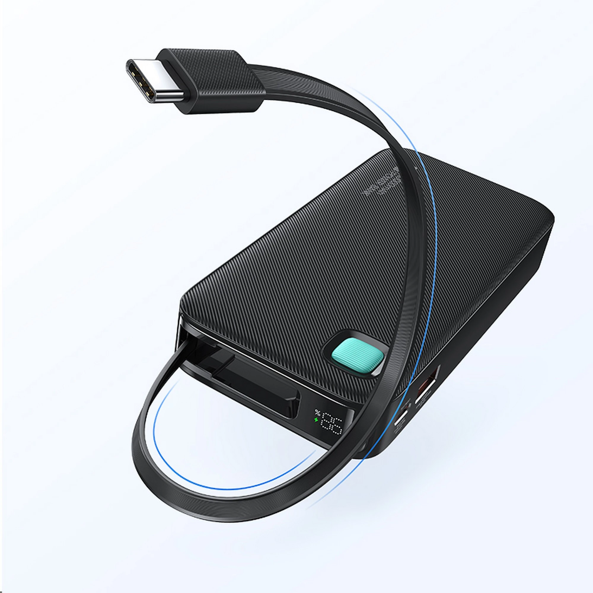 USAMS Powerbank su kabeliu USB-C Retractable 10000 mAh PD 20W Fast Charge XY Series violetinės spalvos 10KCD22403 (US-CD224) aprašymas - Prekės nuotrauka USAMS Powerbank su kabeliu USB-C Retractable 10000 mAh PD 20W Fast Charge XY Series violetinės spalvos 10KCD22403 (US-CD224) aprašymas - Prekės nuotrauka