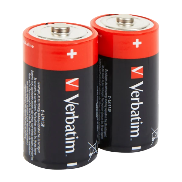 Verbatim Alkaline Baterija C LR14 2pcs juodas 49922 aprašymas - Prekės nuotrauka