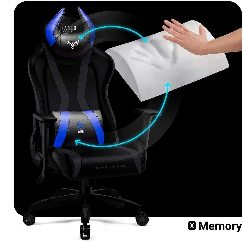 Diablo Chairs Diablo X-Horn 2.0 Normal Size Mėlyna