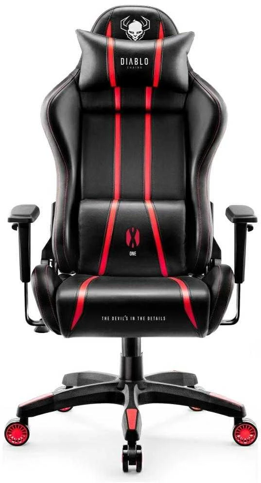 Diablo Chairs Žaidimų kėdė Diablo X-One 2.0 Gaming Chair Normal, Juoda-raudona