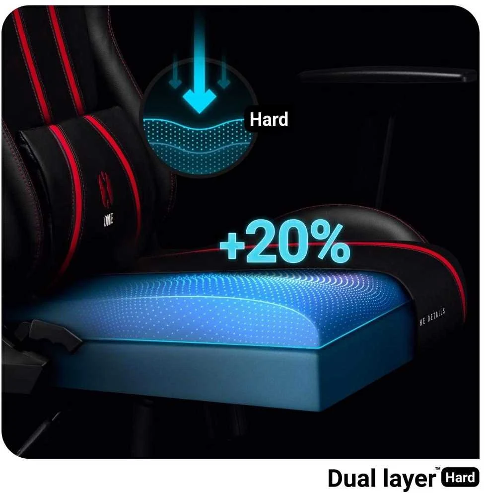Diablo Chairs Žaidimų kėdė Diablo X-One 2.0 Gaming Chair Normal, Juoda-raudona