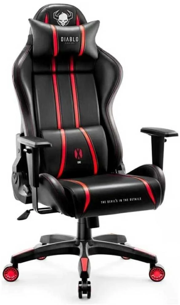Diablo Chairs Žaidimų kėdė Diablo X-One 2.0 Gaming Chair Normal, Juoda-raudona