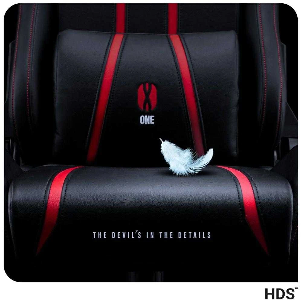 Diablo Chairs Žaidimų kėdė Diablo X-One 2.0 Gaming Chair Normal, Juoda-raudona