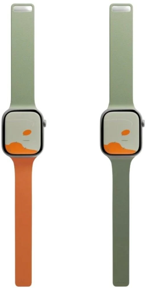 Dirželis Moft Sport do Apple Watch 40/41/42mm khaki žalias - sunrise