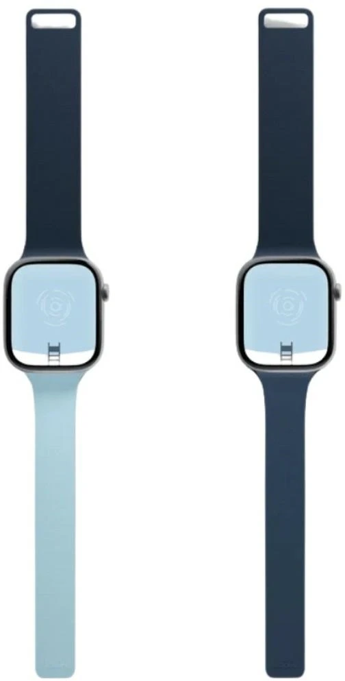 Dirželis Moft Sport do Apple Watch 44/45/46/49mm tamsiai mėlyna - smoothing mist