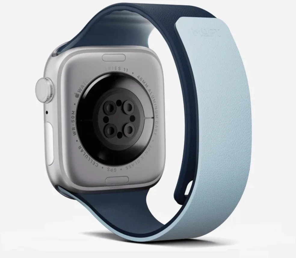 Dirželis Moft Sport do Apple Watch 44/45/46/49mm tamsiai mėlyna - smoothing mist