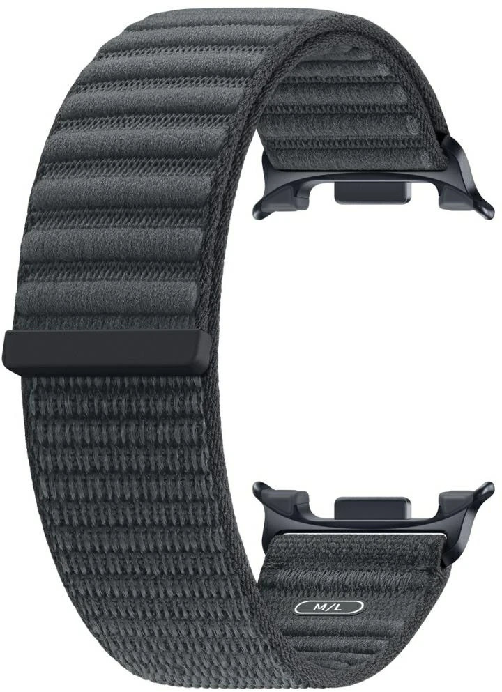 „Samsung Galaxy Watch9“ medžiaginis dirželis (M/L) Juodas