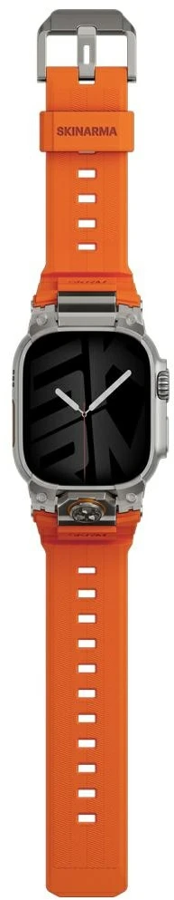 Dirželis Skinarma Talon do Apple Watch Ultra 49mm oranžinė