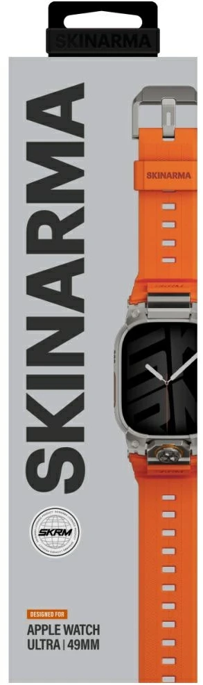 Dirželis Skinarma Talon do Apple Watch Ultra 49mm oranžinė