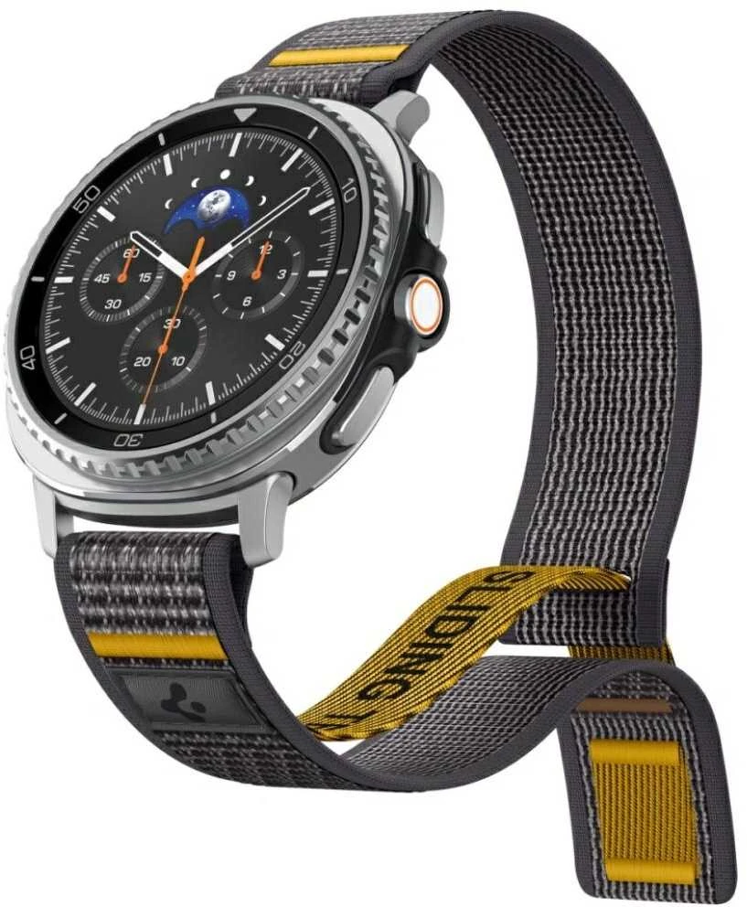 Spigen Athlex Air dirželis, aktyvios pilkos spalvos - Samsung Galaxy Watch 8 46mm/44mm/40mm