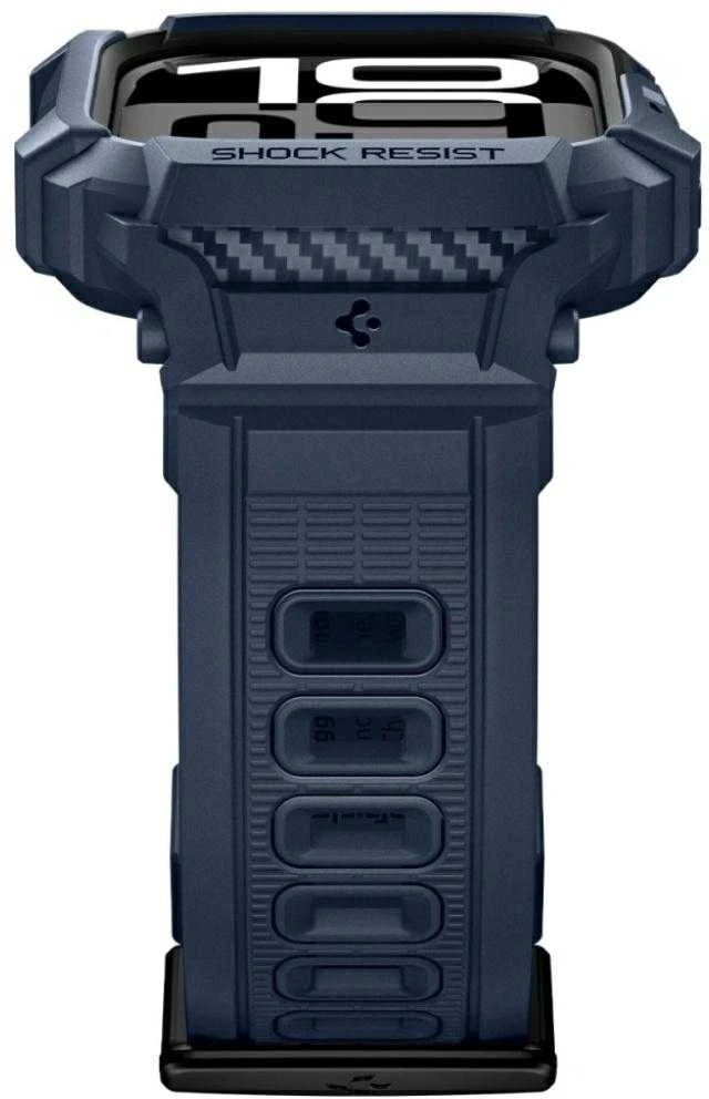 „Spigen Rugged Armor Pro 2“, tamsiai mėlynas, mėlynas - Apple Watch 11 42mm