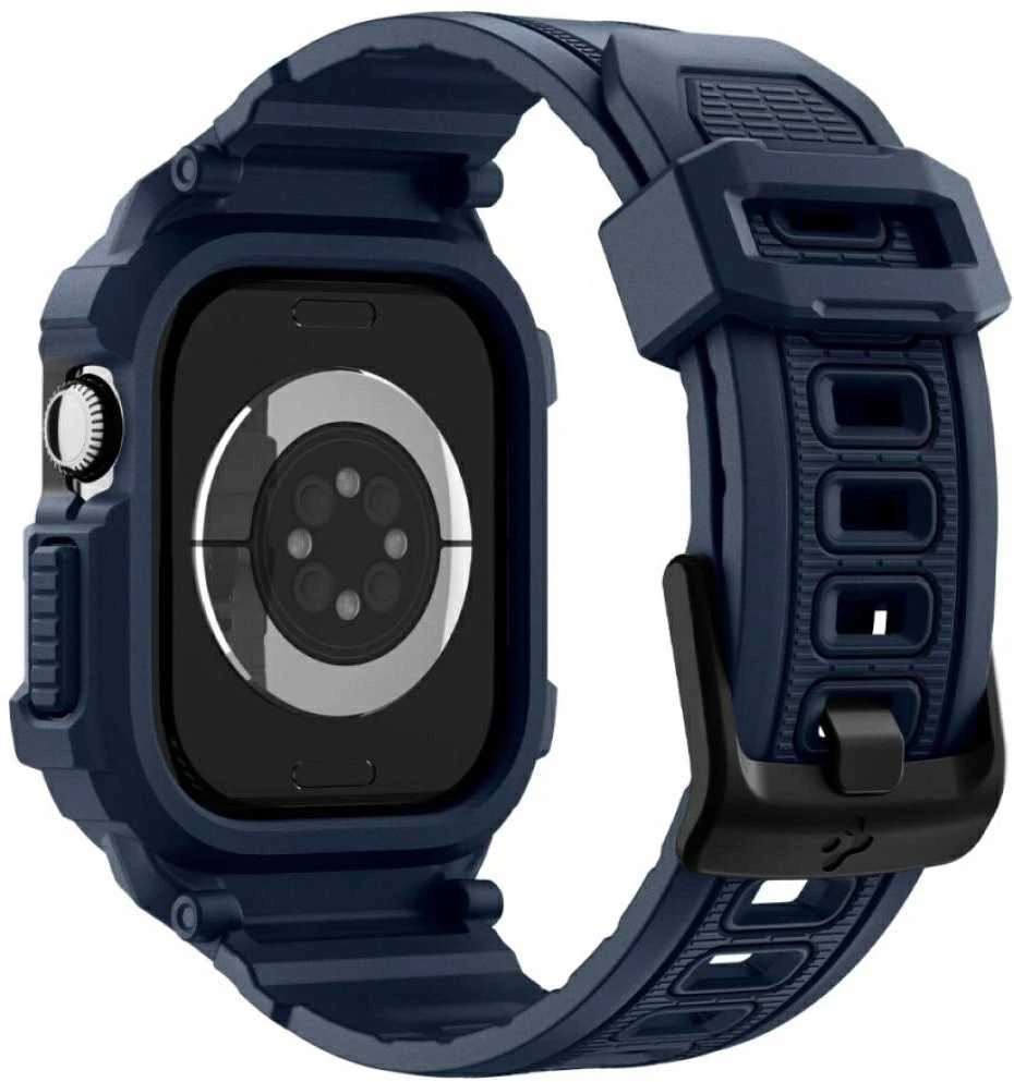 „Spigen Rugged Armor Pro 2“, tamsiai mėlynas, mėlynas - Apple Watch 11 42mm