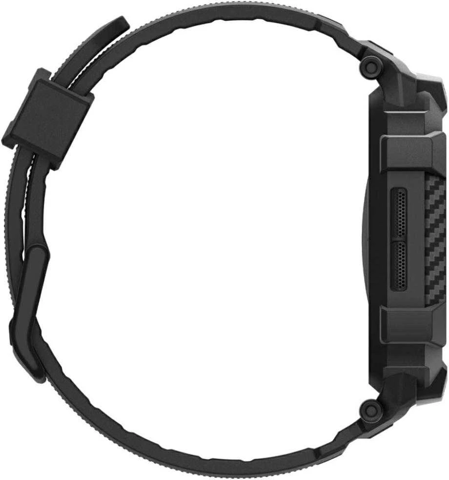 „Spigen Rugged Armor Pro 2“, matinis juodas - Apple Watch 11 42mm
