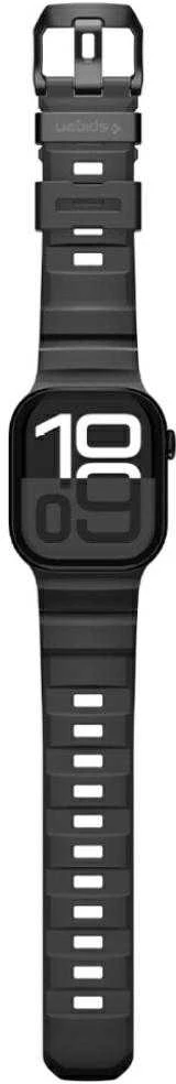 „Spigen“ silikoninė apyrankė, juoda - Apple Watch 49mm/46mm/45mm/44mm