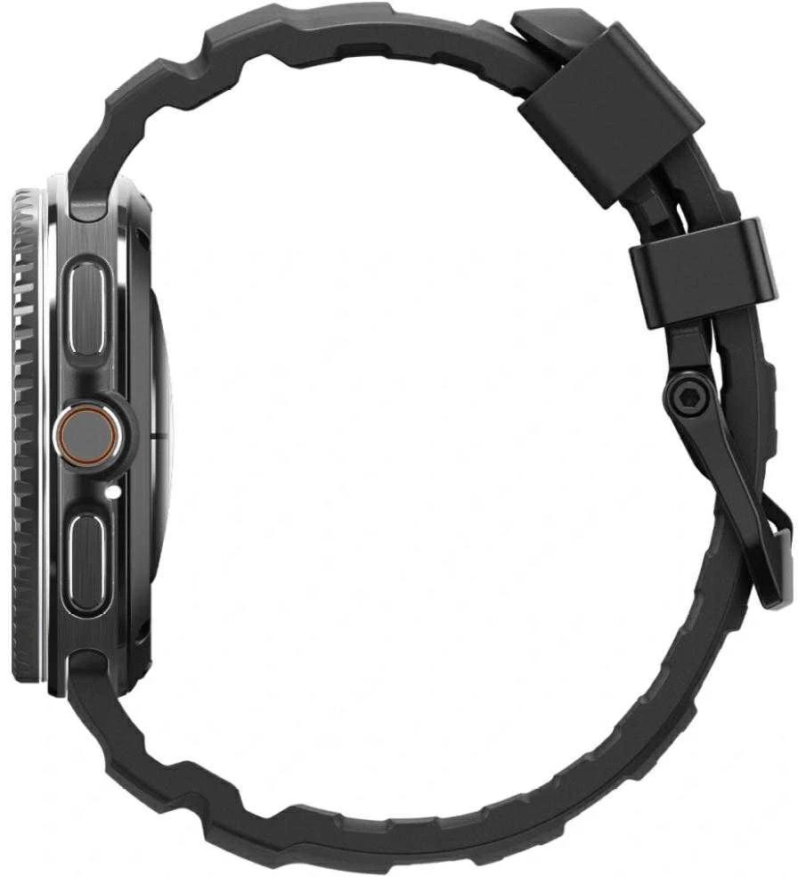 Spigen Silicone Band, juodas - Samsung Galaxy Watch 8 46mm/44mm/40mm