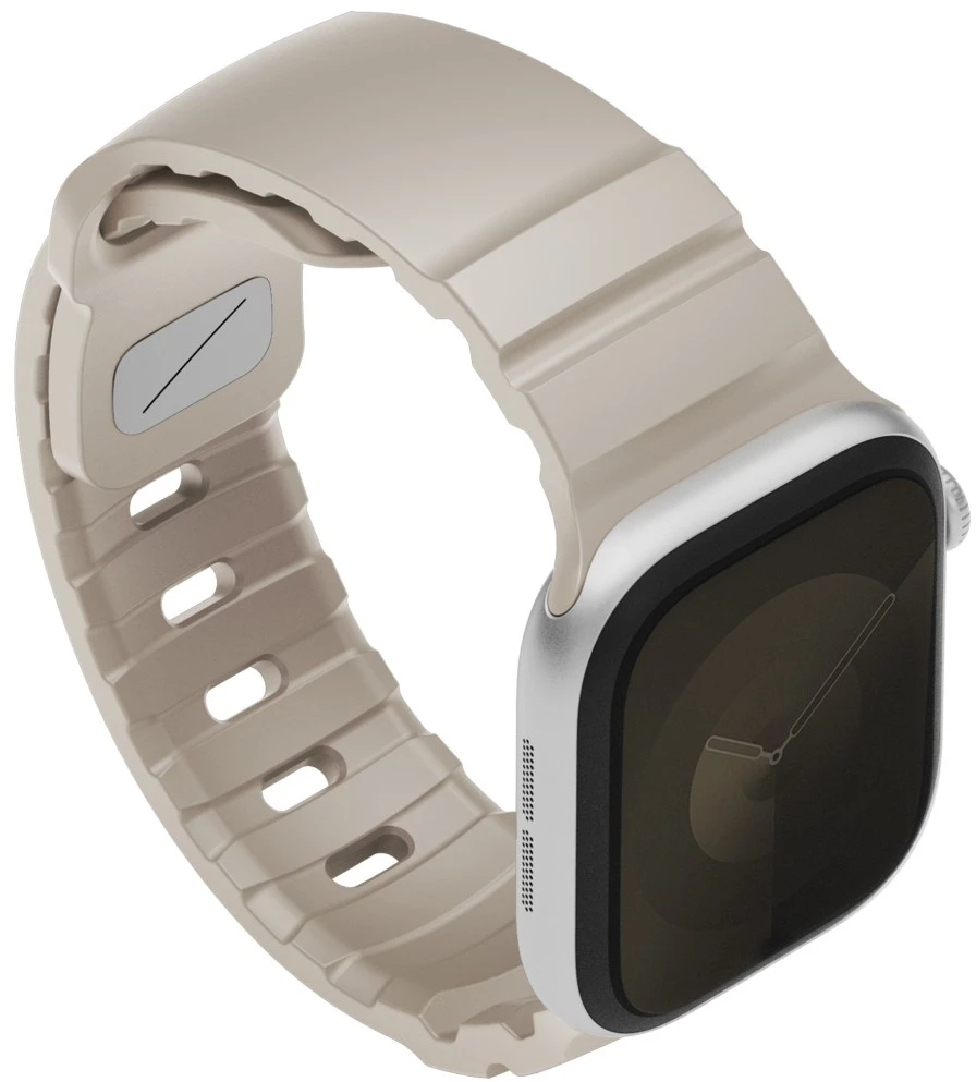 Dirželis UNIQ Alton do Apple Watch 42/41/40mm Silicone smėlio
