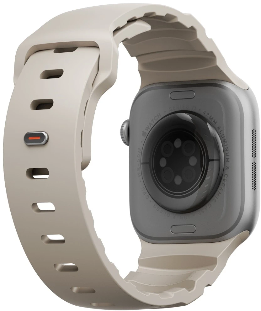 Dirželis UNIQ Alton do Apple Watch 42/41/40mm Silicone smėlio