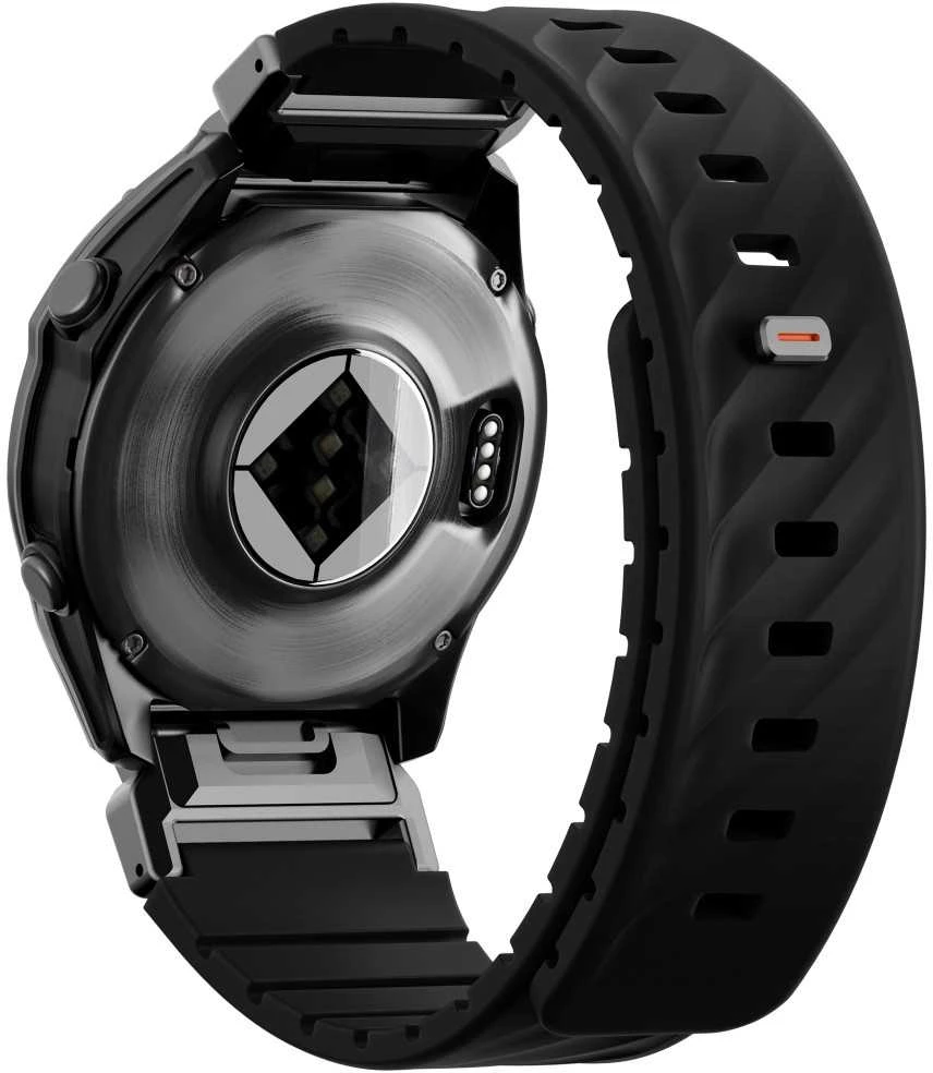 UNIQ Fluo x Smart-Fit apyrankė for Garmin 22mm juodos spalvos