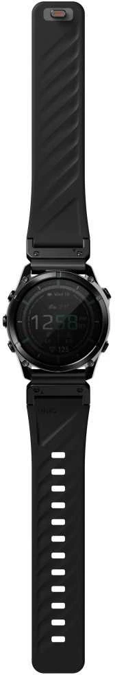 UNIQ Fluo x Smart-Fit apyrankė for Garmin 22mm juodos spalvos