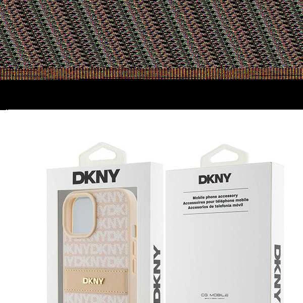 DKNY DKHCP15MSMCBSK Apple iPhone 15 Plus 14 Plus 6.7″ juodos spalvos kietas dėklas Liquid Silicone Metal Logo