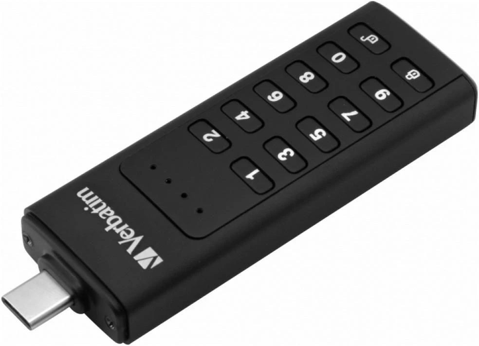Pendrive Verbatim klaviatūra Secure, 32 GB (49430)