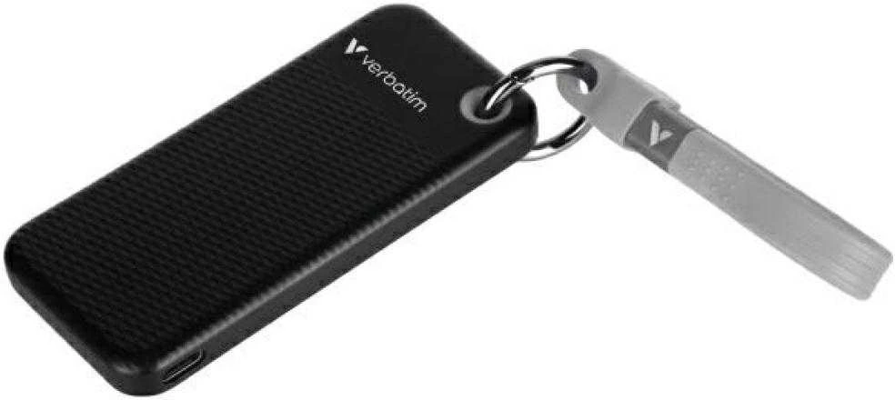 Kietasis diskas Verbatim 2TB SSD Keychain with USB 3.2 Gen.2 Cable Juodas-Pilkas 32194