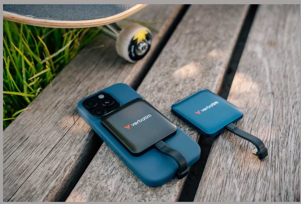 Kietasis diskas „Verbatim Snapback SSD 2TB USB-C 3.2 Gen Mocha Metallic 32062“ išorinis diskas