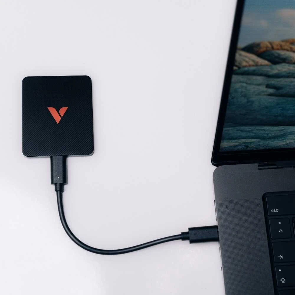 Kietasis diskas Verbatim SnapBack Ultra Slim SSD 512 GB, Externe SSD - juodas