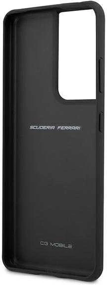Telefono dėklas Ferrari FEOSIHCS21LBK S21 Ultra G998