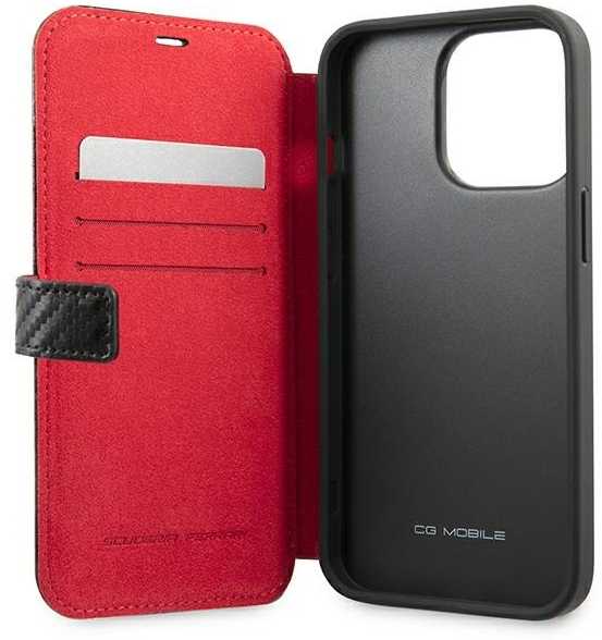 Ferrari Telefono dėklas iPhone 13 Pro, juodas