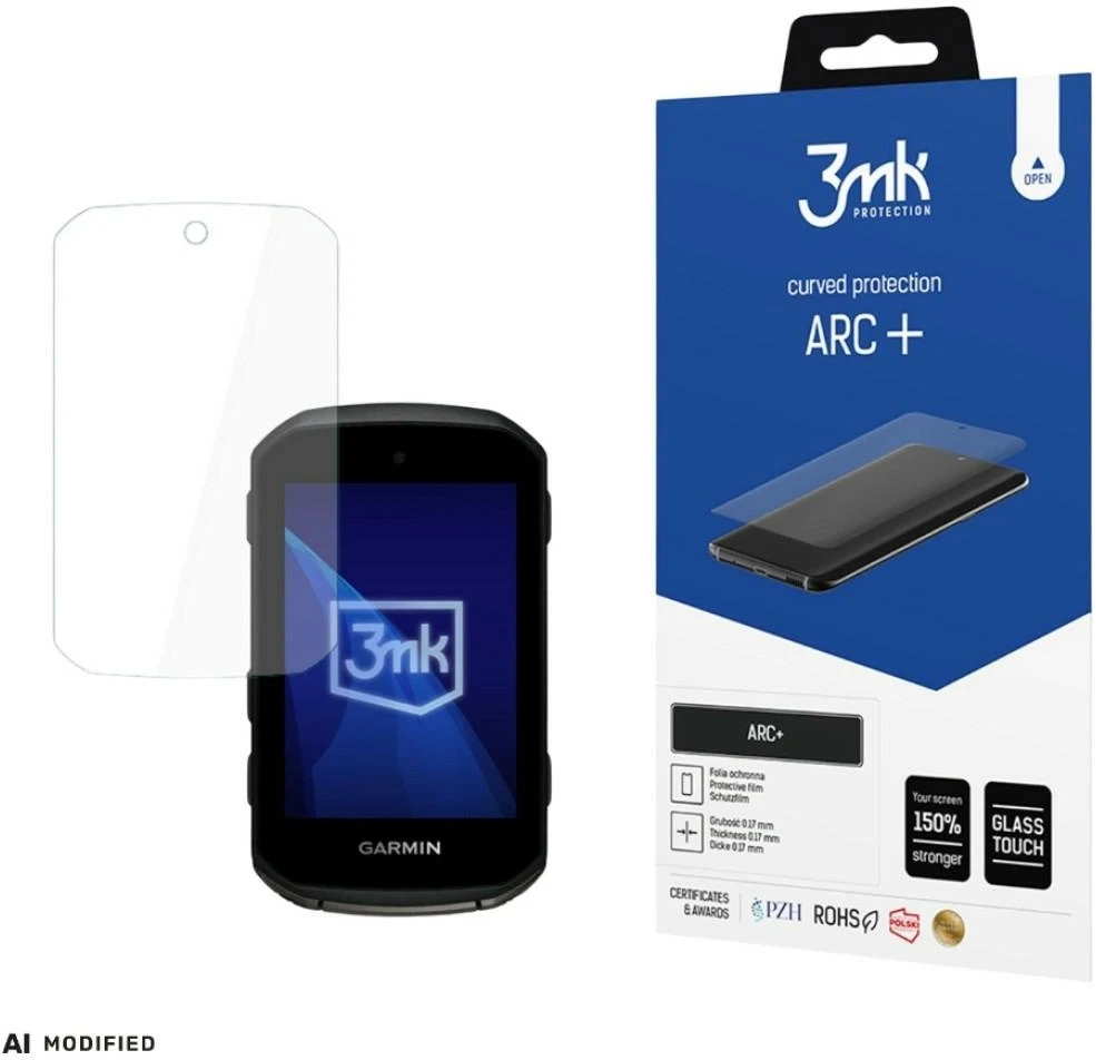 3mk ARC+ apsauginė plėvelė, skirta „Garmin Edge 550“ / „Edge 850“