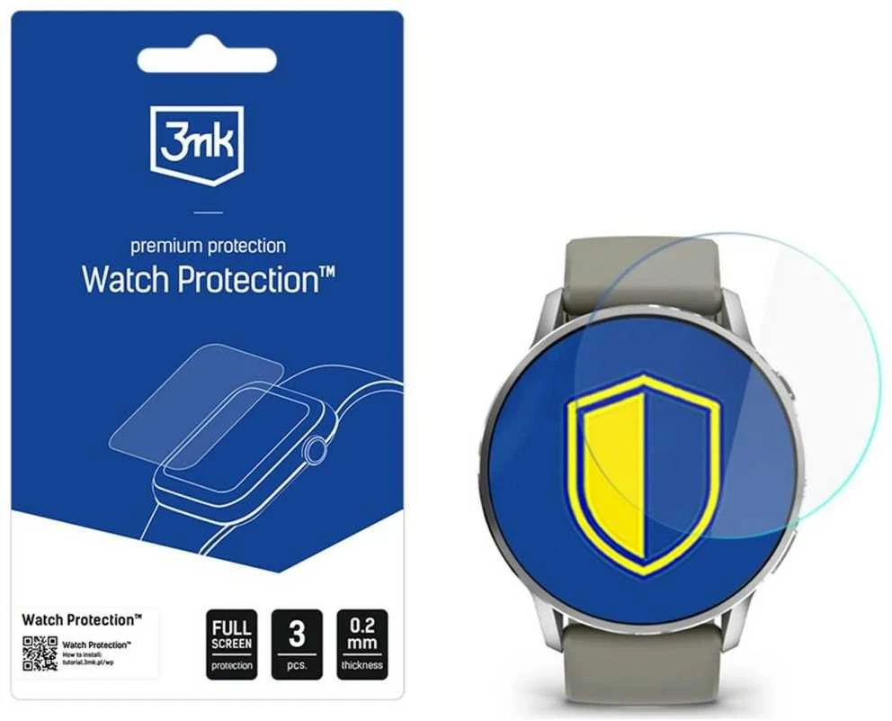 3mk Watch Protection ARC Išmanusis laikrodis Ekrano apsauga, skirta Garmin Venu 4 45mm