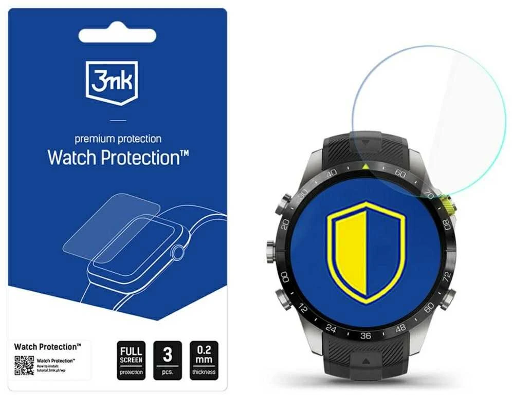 3mk Watch Protection FlexibleGlass hibridinis stiklas, skirtas Garmin MARQ Athlete (2 kartos)
