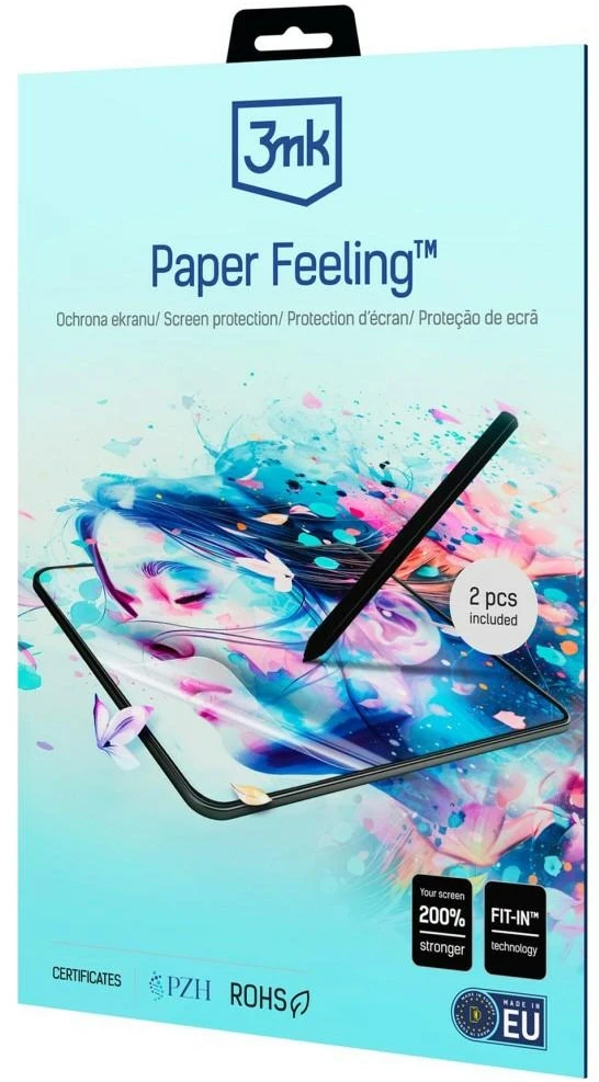 3Mk apsauginis „PocketBook InkPad Color 3 7.8“ – iki 8.3" 3mk popieriaus pojūtis