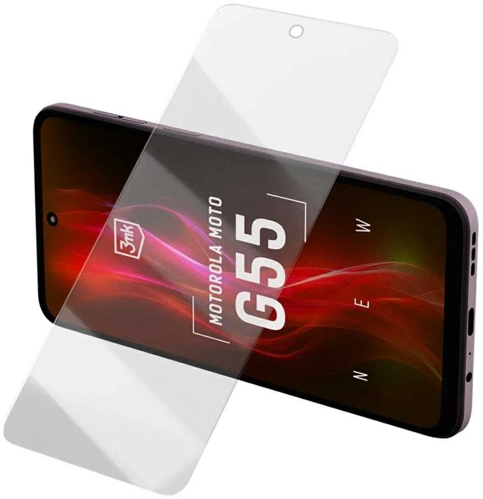 3Mk apsauga Motorola Moto G55 5G – 3mk sidabrinė apsauga+