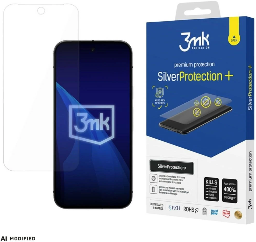 3Mk apsauga „Google Pixel 9A“ – 3mk sidabrinė apsauga+