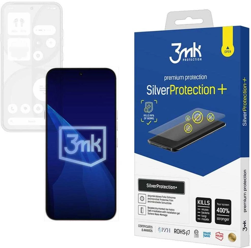 3Mk apsauga nuo telefono be apsaugos (4a) - 3mk SilverProtection+