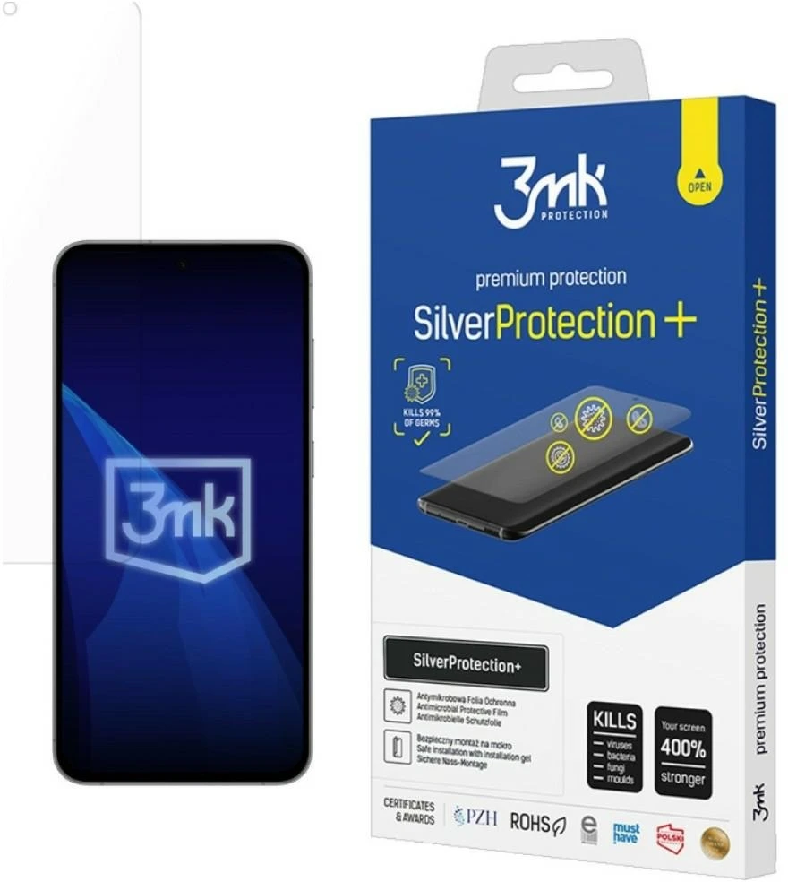 3mk SilverProtection+ apsauginė plėvelė, skirta „Samsung Galaxy S25 FE“