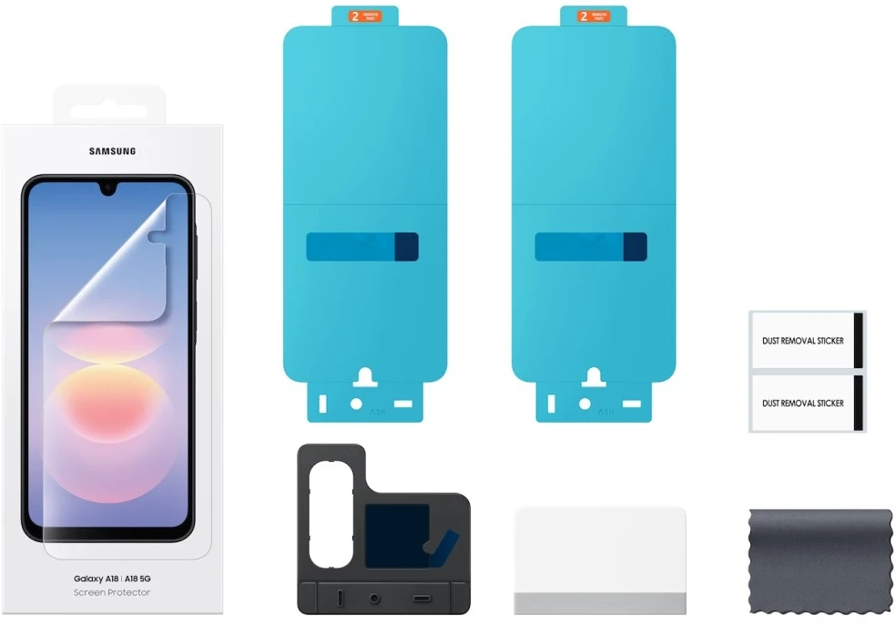 Folia ochronna Samsung Anti-reflecting Film 2vnt. do Galaxy A18 permatomas