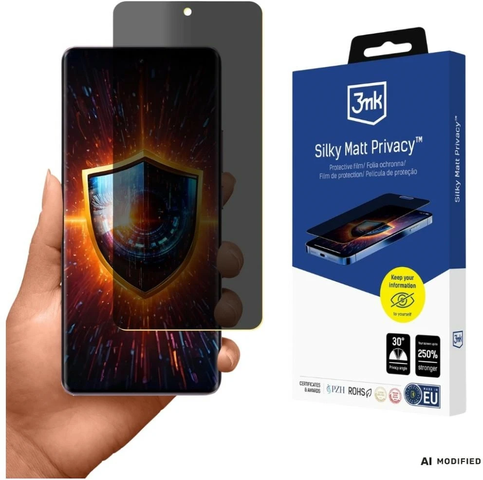 3mk Silky Matt privatumo ekrano apsauga skirtas Realme 14 Pro